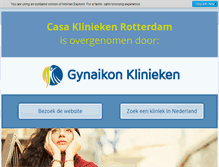 Tablet Screenshot of casaklinieken.nl